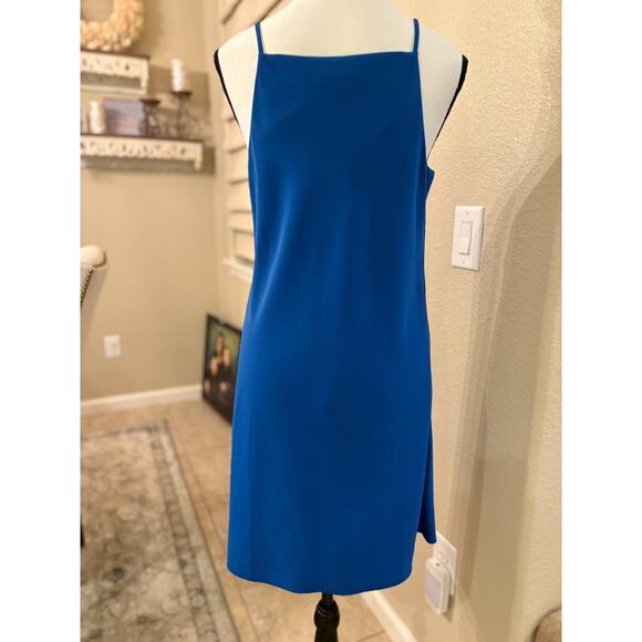 Lauren Ralph Lauren Royal Blue Shift Mini Dress Size 4 - Picture 7 of 7